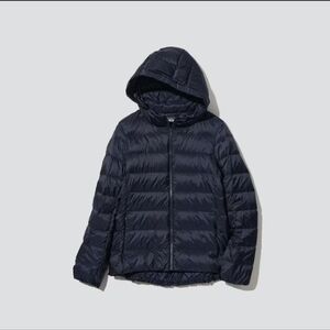Uniqlo black light down jacket